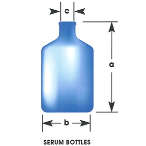 Serum Bottle Blanks (unground) (511 101 100B)